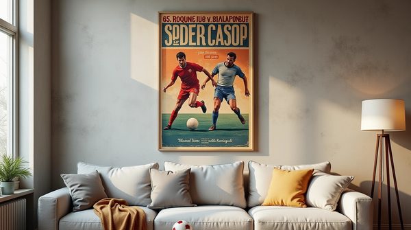 Le grand retour des posters de sport dans la décoration murale